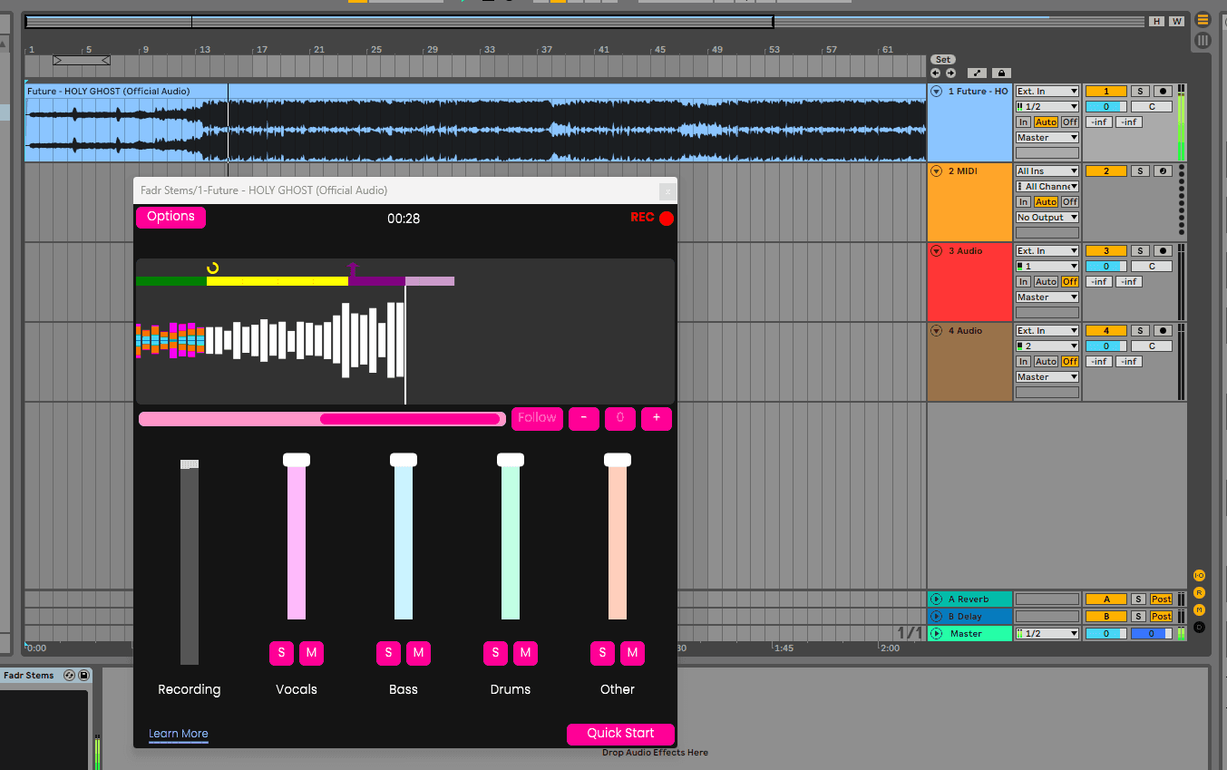 Fadr Stems Plugin V1.1